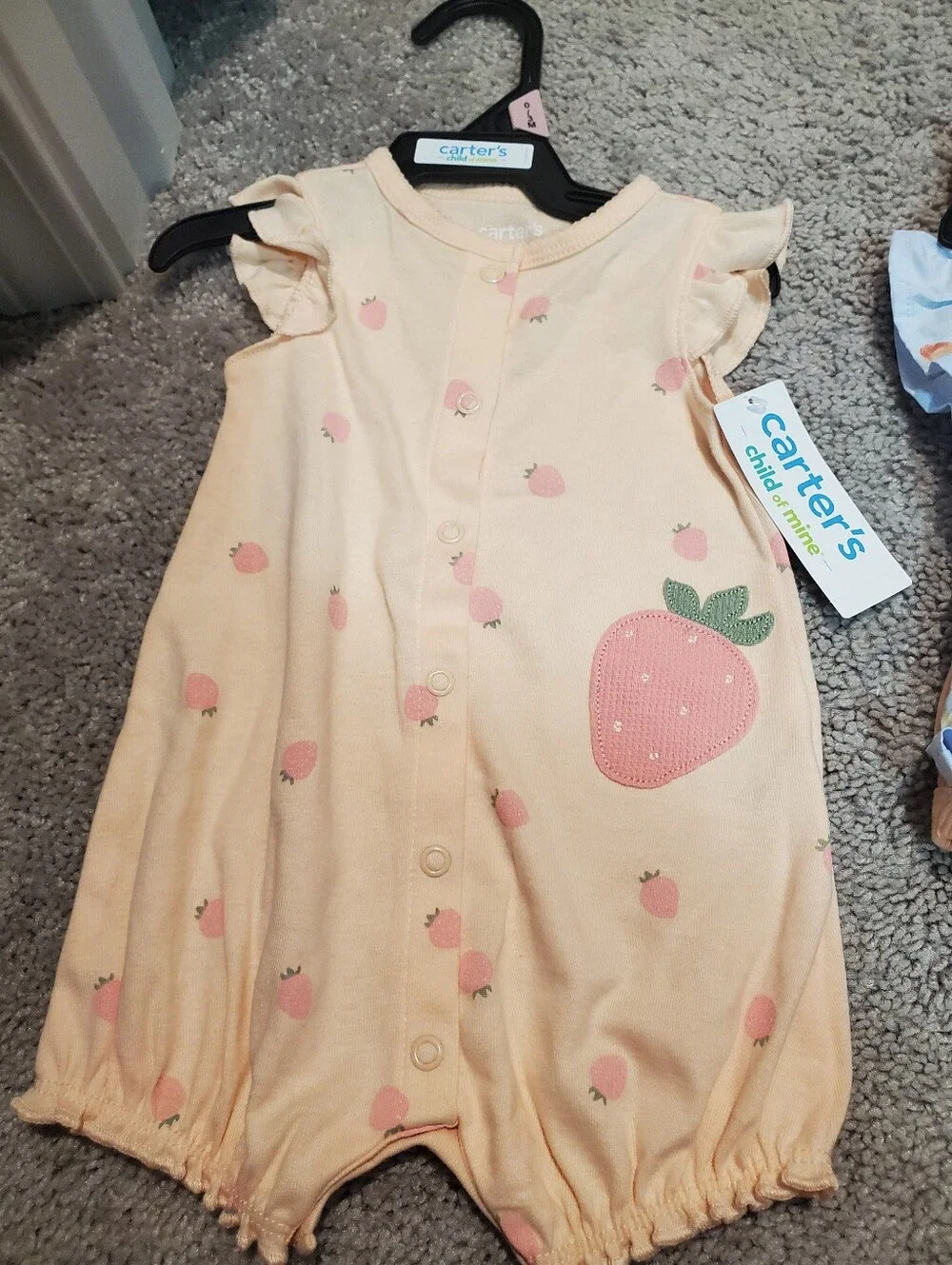 Carter's Child Of Mine New Strawberry And Peach Outfits